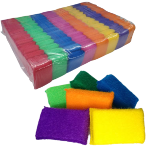 Fibra Esponja Trastes Rasposa bolsa con 100 piezas o Minimo de 30 piezas Pjar