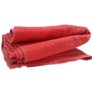 Franela Roja Medio Metro Minimo 6 piezas Pjar