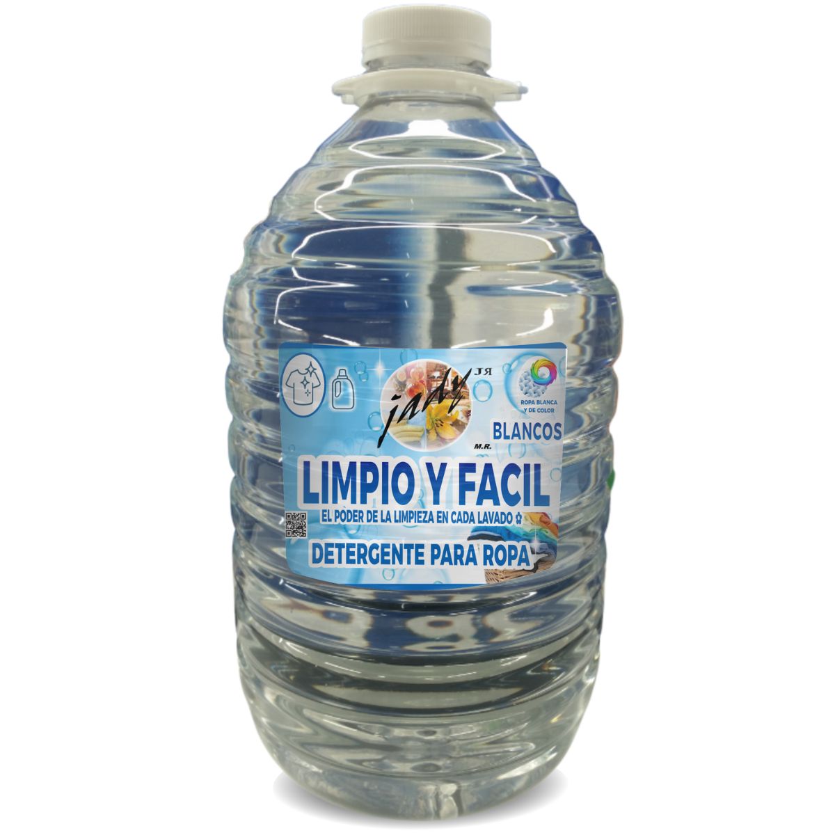 Detergente liquido Limpio y Facil Blancos 5 Litros Plim33